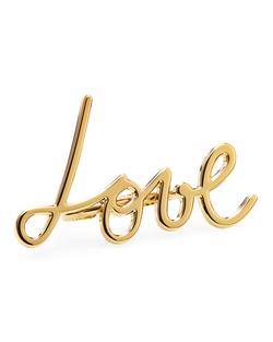 Golden "Love" ring