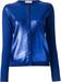 Cobalt blue shiny cardigan